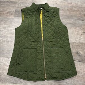 Quilted Olive Green Vest